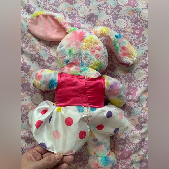 Vintage Build-a-bear plush rabbit with dress - Picture 6 of 9